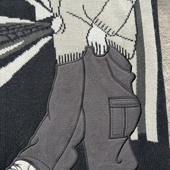 VTG Southpole Mens L Knit‎ Sweater Y2K Hip Hop Graphic Graffiti Streetwear Korea - Picture 5 of 11